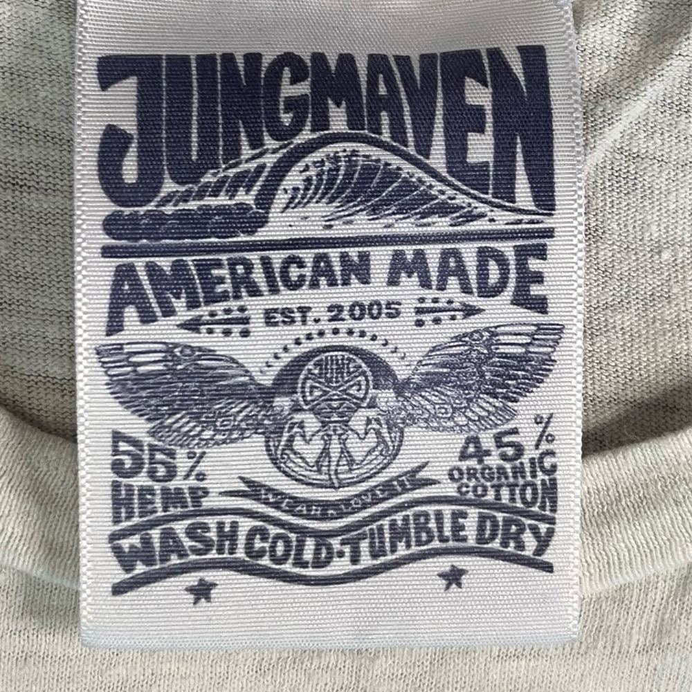 Jungmaven Hemp Organic Cotton Tee Natural Cream Women’s S Sustainable Minimalist - Picture 7 of 7